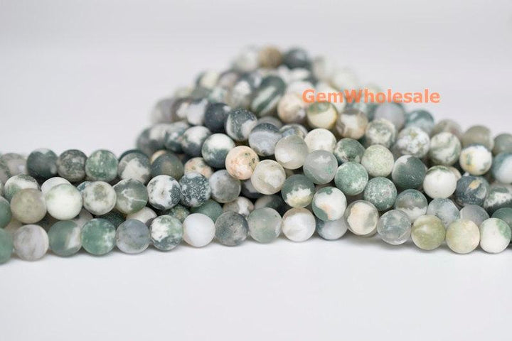 tree Agate - Round- beads supplier