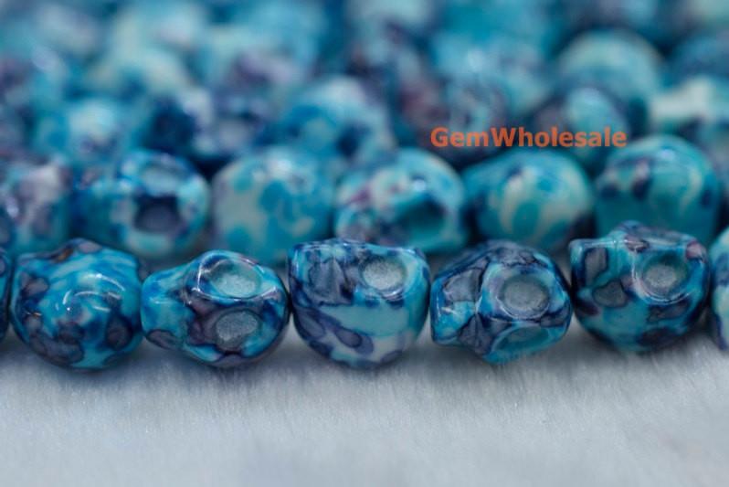 Rain flower stone - Skull- beads supplier