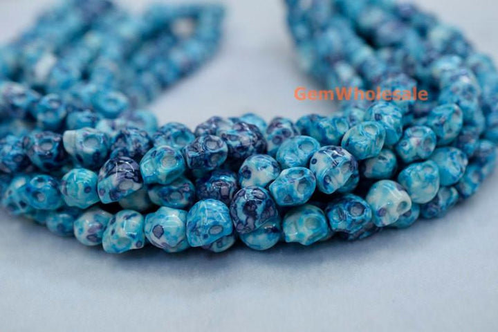 Rain flower stone - Skull- beads supplier