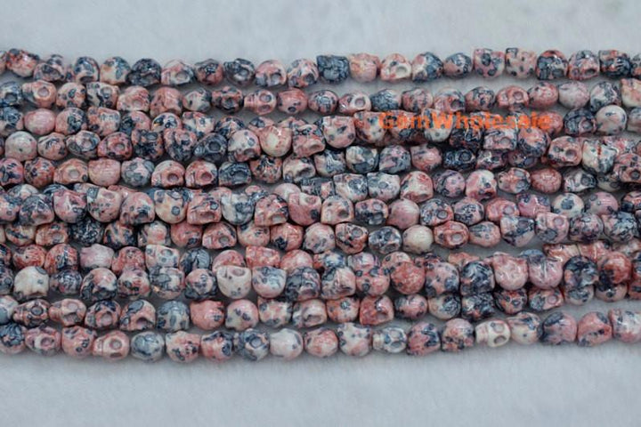 Rain flower stone - Skull- beads supplier