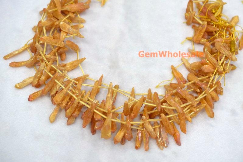 Rough quartz - Spike- beads supplier