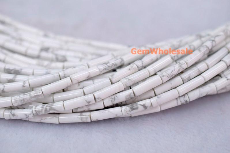 Howlite - Tube- beads supplier