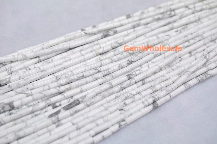 Howlite - Tube- beads supplier