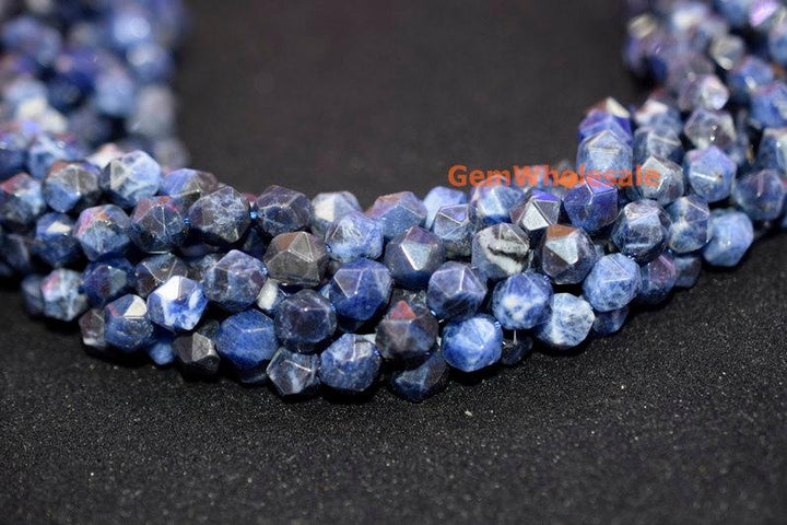 Sodalite - Round faceted- beads supplier