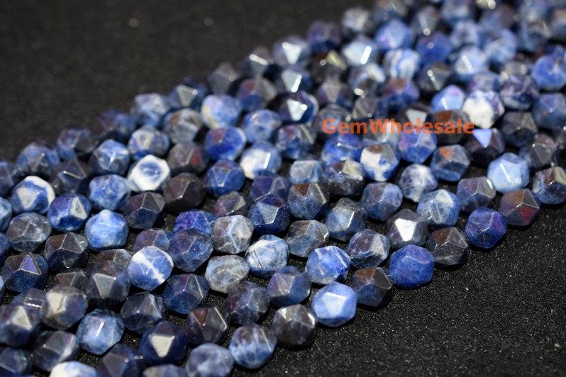 Sodalite - Round faceted- beads supplier