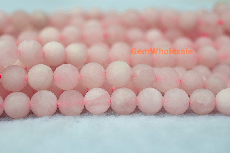 rose quartz - round- beads supplier