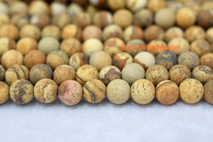 Picture stone - Round- beads supplier