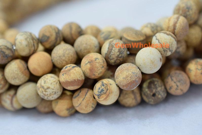 Picture stone - Round- beads supplier