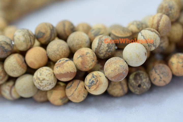 Picture stone - Round- beads supplier