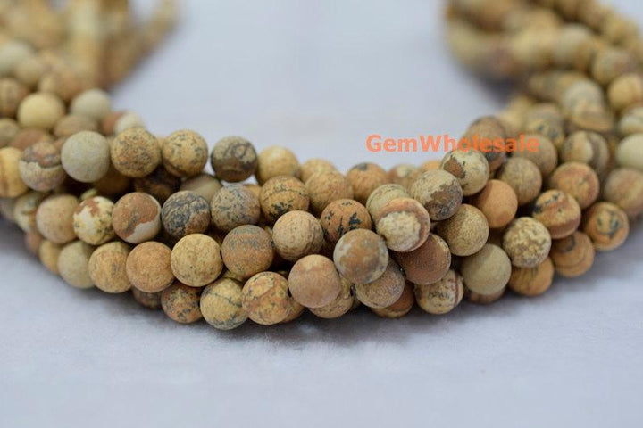 Picture stone - Round- beads supplier