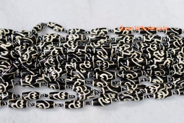 DZI Agate - Barrel- beads supplier