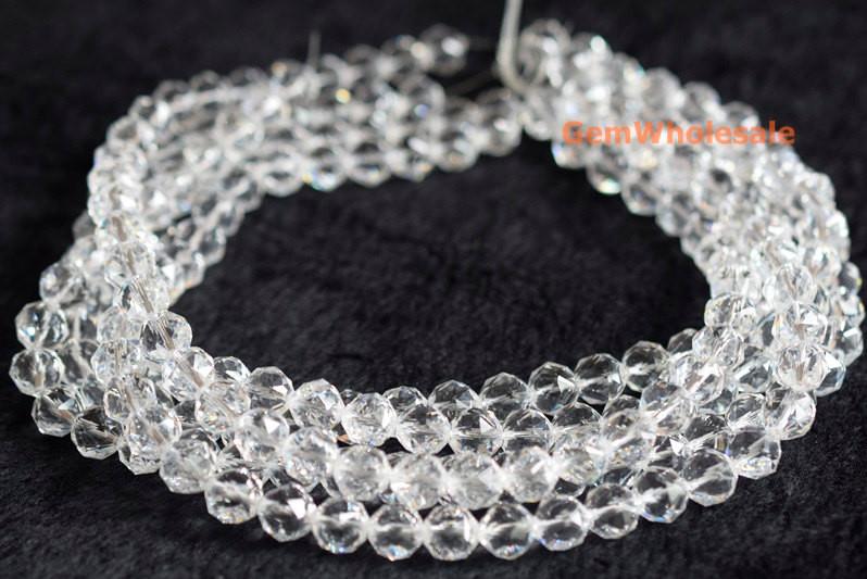Glass - Round faceted- beads supplier