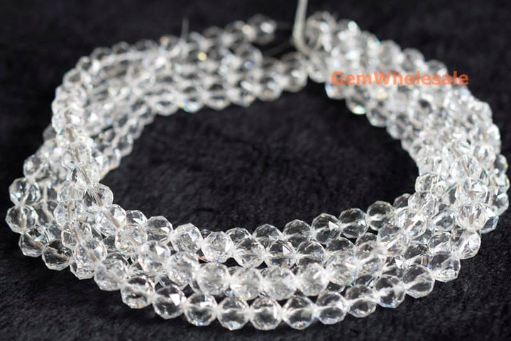 Glass - Round faceted- beads supplier