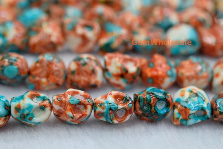 Rain flower stone - Skull- beads supplier