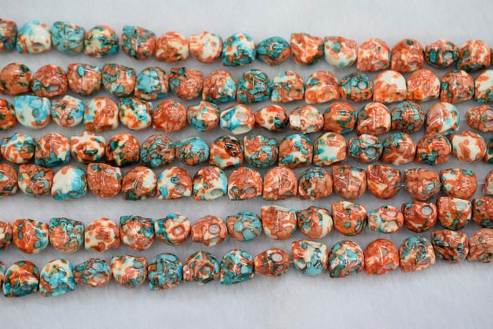 Rain flower stone - Skull- beads supplier
