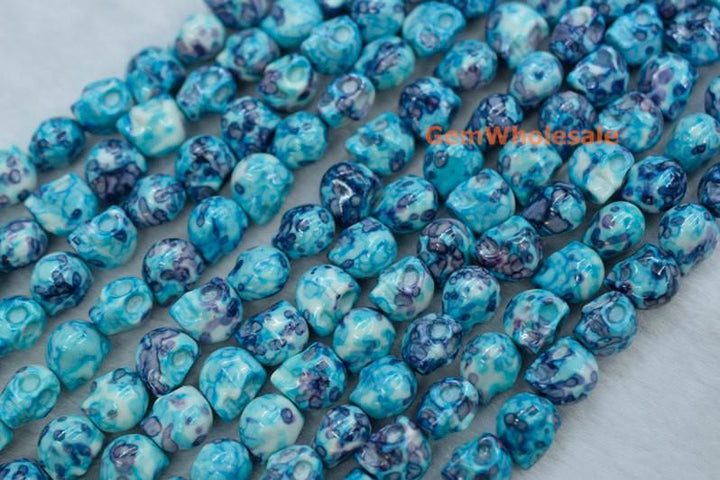 Rain flower stone - Skull- beads supplier