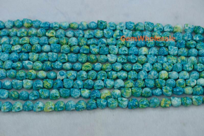 Rain flower stone - Skull- beads supplier
