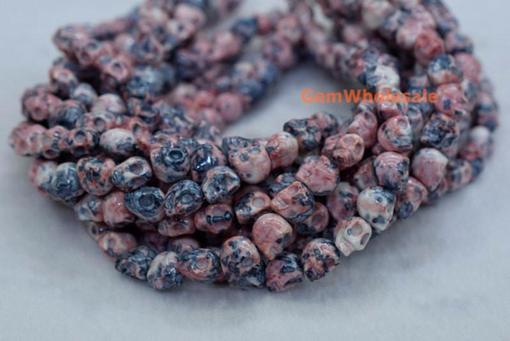 Rain flower stone - Skull- beads supplier