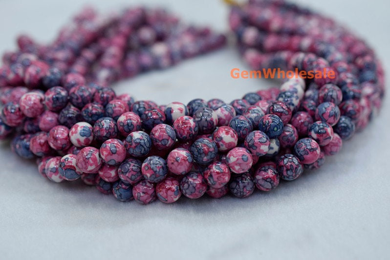 Rain flower stone - Round- beads supplier
