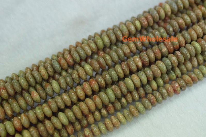 Unakite - Rondelle- beads supplier