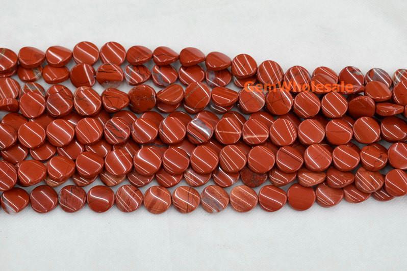 Red jasper - Coin- beads supplier