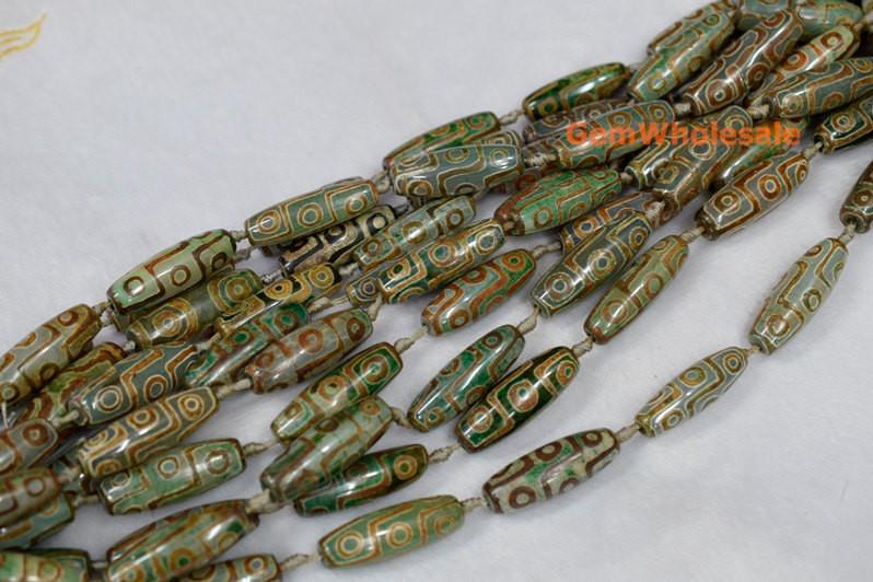 DZI Agate - Barrel- beads supplier