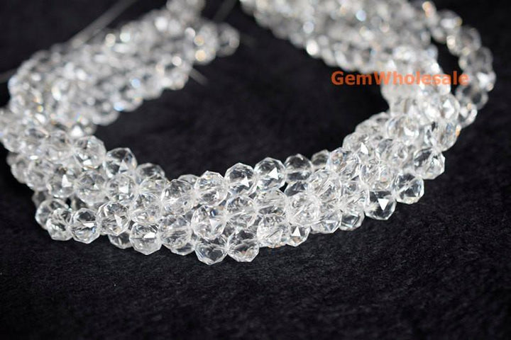Glass - Round faceted- beads supplier