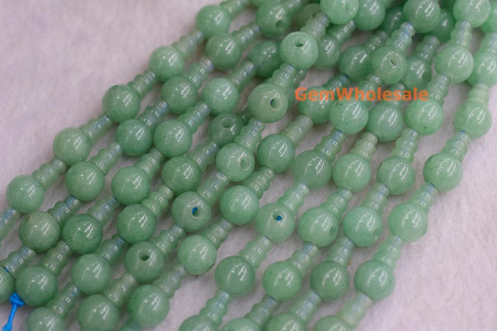 Green aventurine - T hole- beads supplier