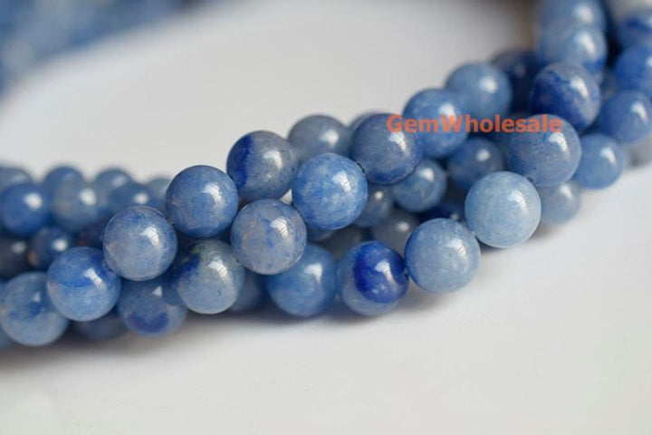 Blue aventurine - Round- beads supplier
