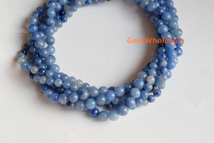 Blue aventurine - Round- beads supplier