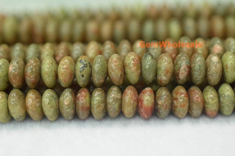 Unakite - Rondelle- beads supplier