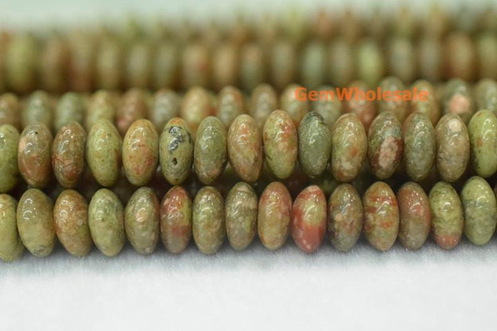 Unakite - Rondelle- beads supplier