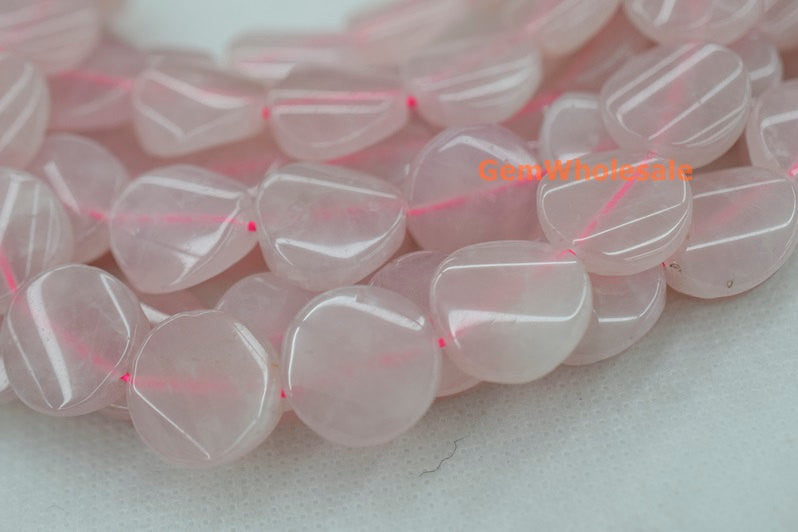 Rose quartz - Coin- beads supplier