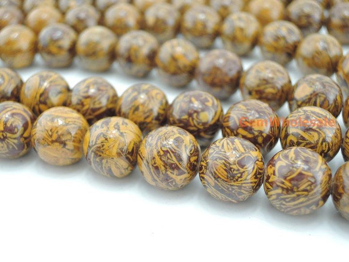 Elephant blood stone - Round- beads supplier