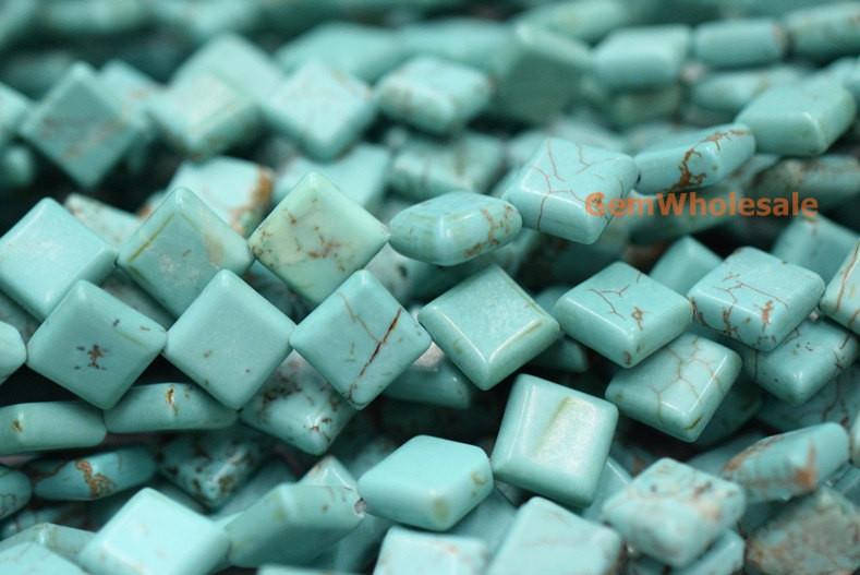 Howlite - Diamond- beads supplier