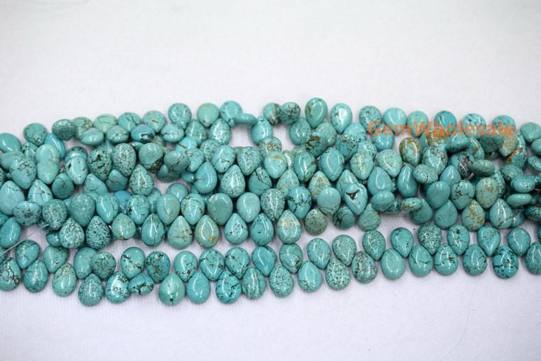 Howlite - Teardrop- beads supplier