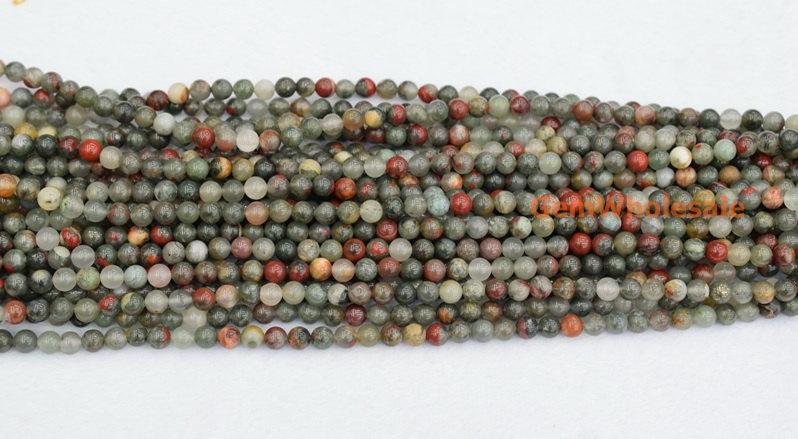 15.5" Natural African bloodstone 6mm/8mm/10mm/12mm round beads, africa blood stone