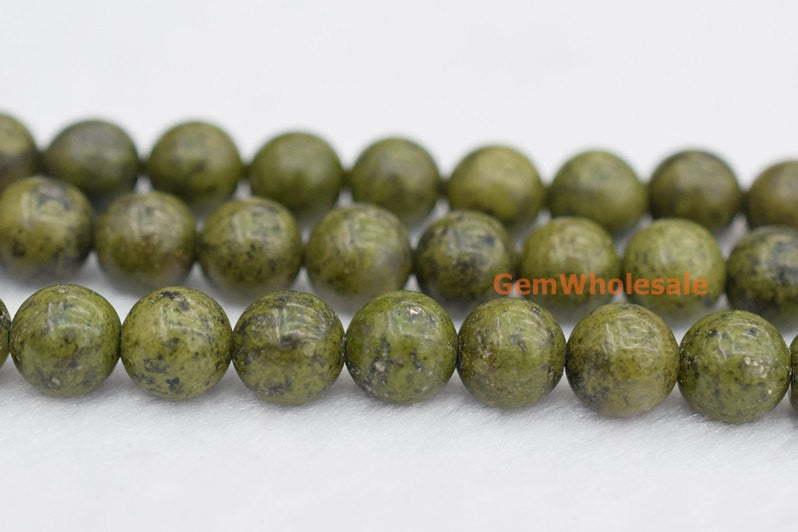 15.5" Green Chalcopyrite 6mm/8mm/10mm/12mm round beads,green color stone beads