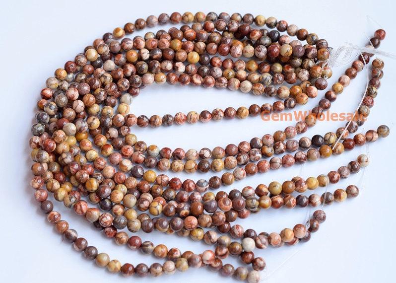 15.5" 6mm/8mm/12mm Natural Birdseye rhyolite jasper round beads,Birds eye rhyolite