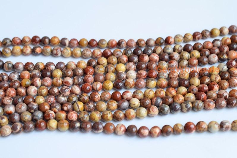 15.5" 6mm/8mm/12mm Natural Birdseye rhyolite jasper round beads,Birds eye rhyolite