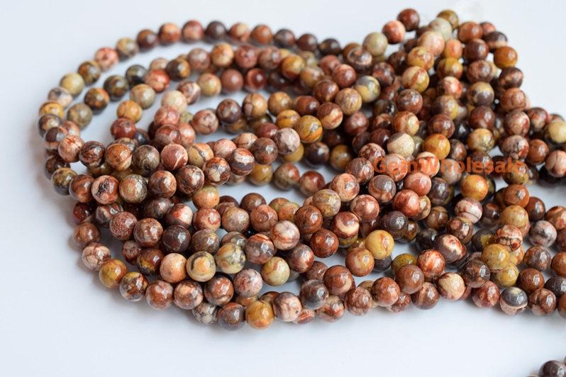 15.5" 6mm/8mm/12mm Natural Birdseye rhyolite jasper round beads,Birds eye rhyolite