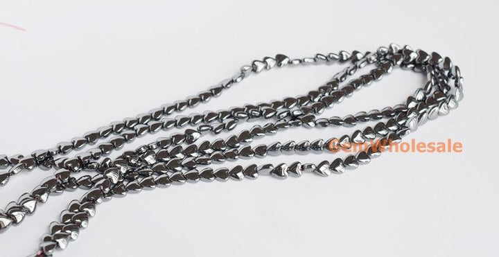 Hematite - Heart- beads supplier
