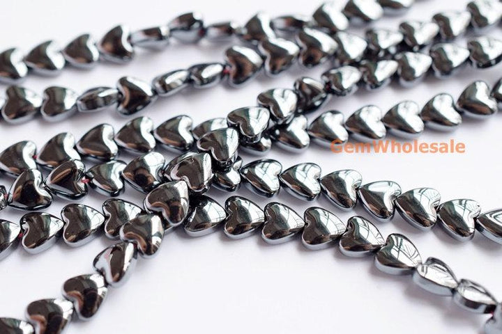 Hematite - Heart- beads supplier