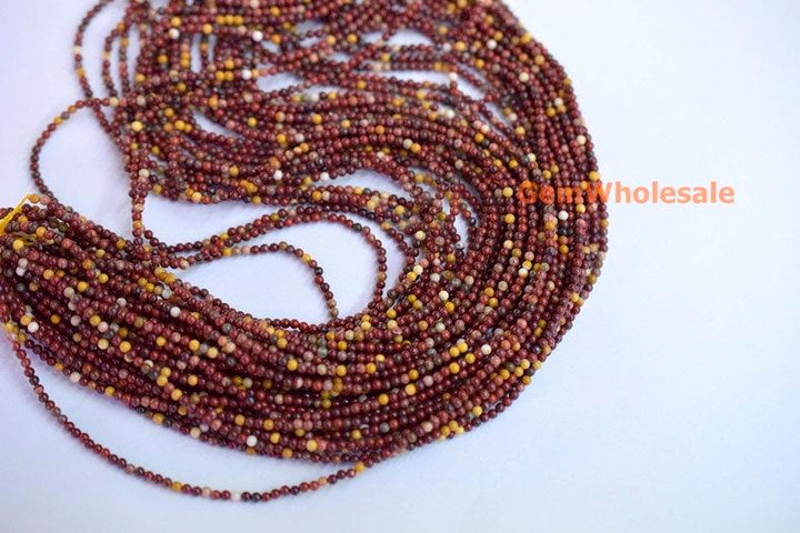 Moukaite,Mookaite - Round- beads supplier