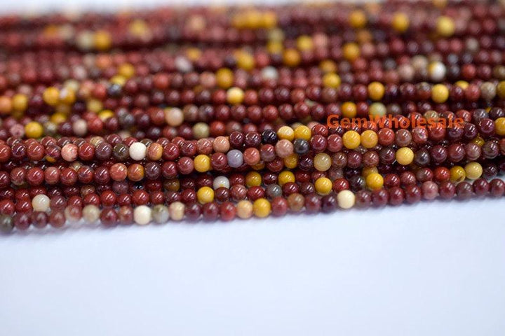 Moukaite,Mookaite - Round- beads supplier