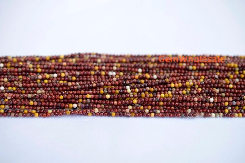Moukaite,Mookaite - Round- beads supplier