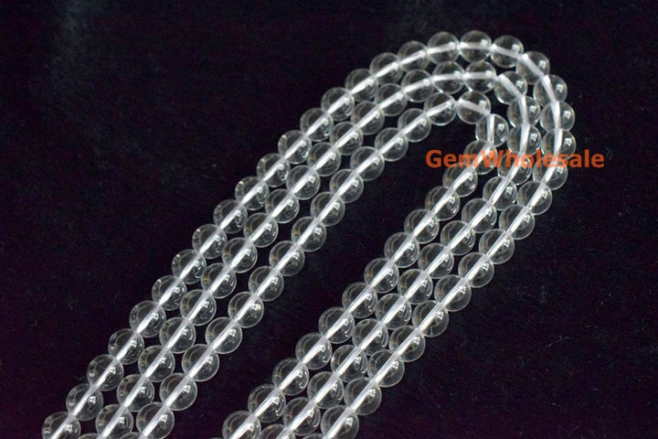 Clear quartz - round- beads supplier