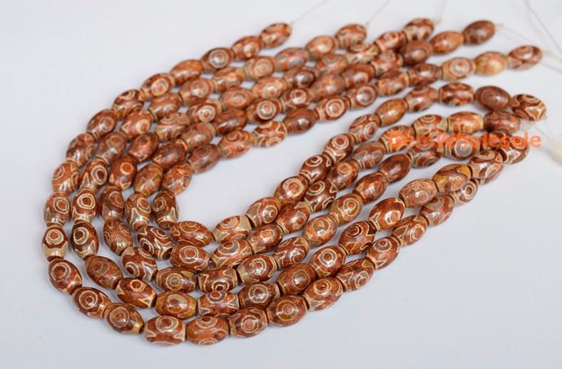 DZI Agate - Barrel- beads supplier