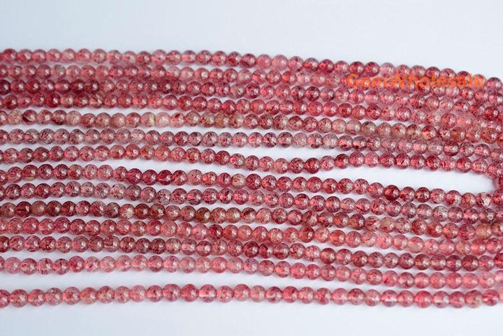 Strawberry,Lepidocrocite - Round- beads supplier
