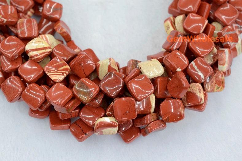 Red jasper - Diamond- beads supplier
